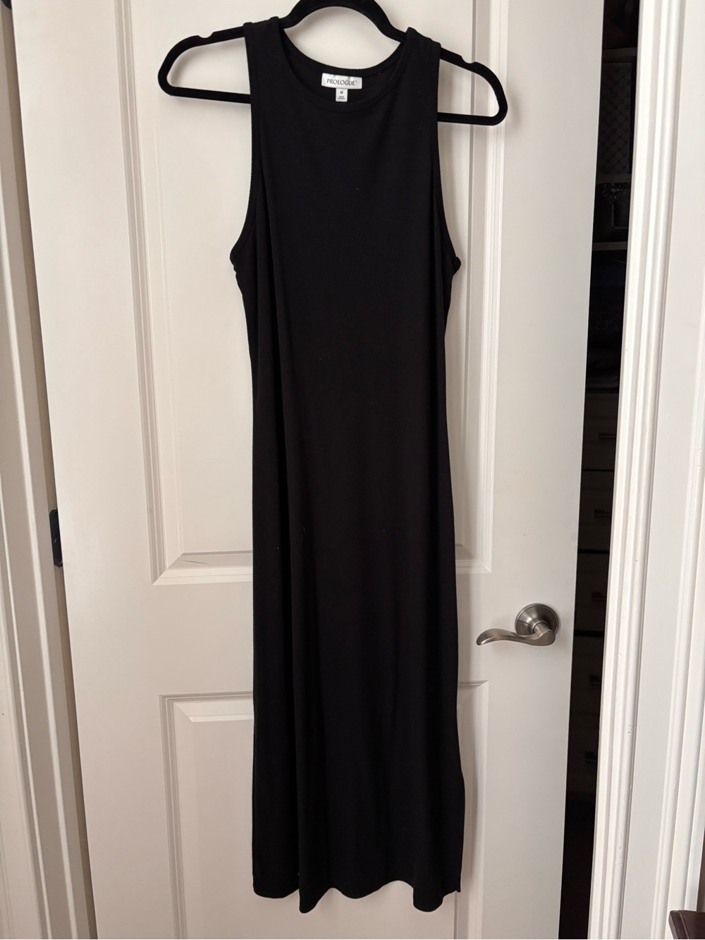 Prologue Black Sleeveless Maxi Dress with High Neck